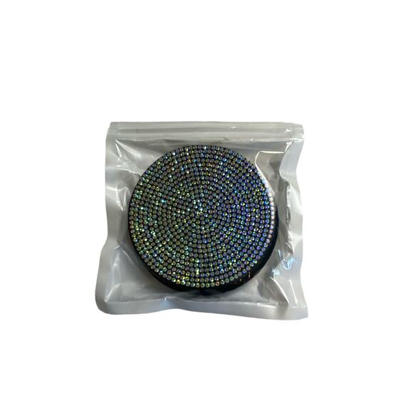 2pc. Set Car Coasters Honeycomb with Bling Anti Slip Water Coasters 2.5 inches - Picture 3 of 4
